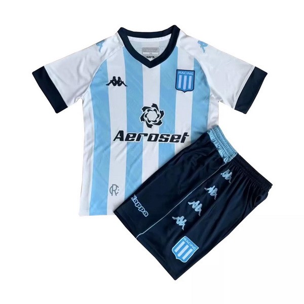 Camiseta Racing Club Primera Equipación Niño 2021-2022 Azul Blanco